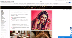 Desktop Screenshot of karachisnob.com